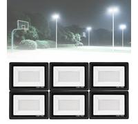 Industrial LED Flood Light, Low-Voltage Direct Wired, 150W, 10000lm Brightness, Waterproof for Outdoor Sports Fields and Event Spaces