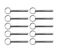 Industrial Locking Pins Carbon Steel Ball Detent Systems, 6x60mm | Button Head Design, Multiple Diameter and Length Option for Various Applications, Easy Installation
