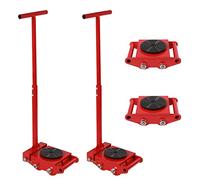 Industrial Machine Mover C Trolley Moving Skate with 360° Rotation and Wheels Heavy Duty Equipment Transport Dolly for Easy Mobility