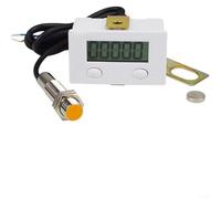Industrial Magnetic Induction Electronic Counter BEM5C 5 Digit Battery Powered Digital Display with Proximity Switch and Long Data Retention