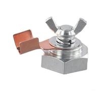 Industrial Magnetic Welding Ground Clamp for Welding Machines - Heavy-Duty Iron Construction, 6 x 4 x 4 cm, Secure Flat/Curved M(Small)