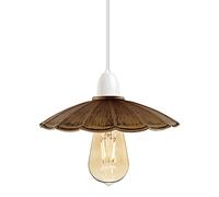 Industrial Metal 22cm Umbrella Lamp Shade in Brushed Copper