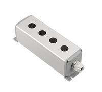 Industrial Metal Aluminum Push Button Control Switch Box - 16mm/19mm/22mm Button Size with Multiple Hole Configurations(4Hole,22mm 45x65mm)