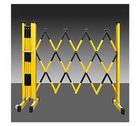 Industrial Metal Barrier - Adjustable Retractable Scissor Gate for Pathways and Construction Sites Aluminum Pet Fence and Decorative Garden Gate
