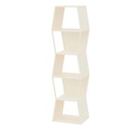 Industrial Metal Bookshelf, Freestanding Storage Shelf, Etagere Bookcase Organizer for Living Room, Bedroom & Home Office, Small 40x30x120cm Metal Bookcase.