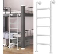 Industrial Metal Fire Escape Ladder, Emergency Home Safety with 3-8 Rungs, Durable Iron Pipe Design for Basement Egress and Window Well Use