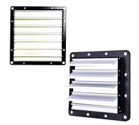 Industrial Metal Gravity Louvre Vent - Flap Air Shutter for Commercial & Industrial Fans (22" Inch | 620mm x 620mm)