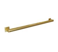 Industrial Metal Stair il with Wall Bracket 13ft Non-Slip Grab Bar for Indoor/Outdoor Steps - Finish Available in 3ft to 20ft Sizes Handicap Accessible