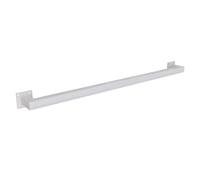 Industrial Metal Stair il with Wall Mount, 3ft-20ft Non-Slip Grab Bars for Indoor/Outdoor Steps, White Finish, Handicap Accessible Safety Solution for Stairs