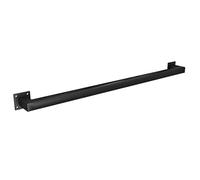 Industrial Metal Stair il with Wall Mount Bracket Non-Slip Grab Bars for Indoor/Outdoor Steps 3ft-20ft Sizes Black Perfect for Accessibility and Safety