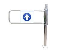 Industrial Metal Swing Gate for Supermarkets & Warehouses - Automatic Self-Closing Security Door, Manual Access Control Gate for Secure Systems & Traffic Management