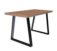 Industrial Metal Table Legs, Trapezoid Shape, Sturdy Square Tube Design, 30/40/50 cm, Perfect for DIY Coffee Tables, Modern Desks, Nightstands - Durable Furniture Feet