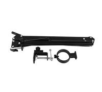 Industrial Microscope Holder Adjustable Microscope Arm Flexible Stand 360 Degree Rotating with 42mm Lens Ring Set for Laboratory and Industrial Use Metal Structure 700mm Height