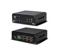 Industrial Mini PC 13th gen i7 13650HX Industrial Computer Win 11 Pro, 4 HD-MI Mini PC Dual 2.5G LAN, 6*RS232/485 COM, GPIO, WiFi, BT4.2, 4G/5G SIM Slot, 32GB DDR5 512GB SSD, 9-36V, Auto Power ON