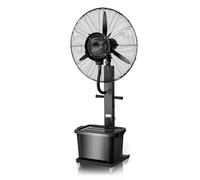 Industrial Misting Fan, Commercial Pedestal Fan, Industrial Mister, 3 Speed Settings & Ajustable Mist Value, 90° Oscillation, 42L Water Tank, for Warehouse,Workshop, Factory and Basement(71cm/28in)