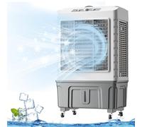 Industrial Mobile Air Conditioner, 50l/55l Evaporative Cooler Purifier, 3 in 1 Portable Air Conditioner, Water Cooler Fan with 4 Ice Boxes, for Room Garage Commercial(Color:95cm/37in-50L)