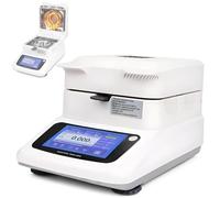 Industrial Moisture Analyzer, 0.001g/0.01% Accuracy, 3 Drying Modes, 40-230°C, for Food, Soil, Building Materials