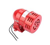 Industrial Motor Alarm Bell MS-190 Red Motor alarm 220V 120DB Horn Sound Continuous Buzzer Siren for Factory, Residential Area, Commercial Street
