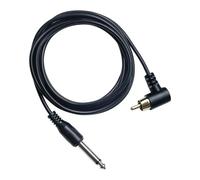 Industrial Motor Cable, 6.5mm Male Clip Cable, Elbow | Power Supply Cord, Stable Current, Reinforced PVC Insulation, Professional Artists, Portable Design
