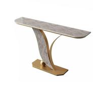 Industrial Narrow Long Entryway Table with Storage, Metal Base Sofa Accent Hallway Table for Living Room, Entrance Foyer