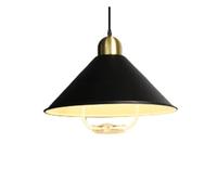 Industrial Nordic Style Lamp Yellow Indoor Mount Lights Barn Pendant Hanging Light Fixture E27 Base Chandelier Lighting Cafe Restaurant Fixtures(Dark,36cm)