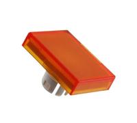 Industrial Orange Rectangular Pushbutton Switch Lens 61-9681.3 Illuminated Plastic Switch Cap 24 * 18mm