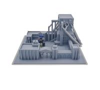 Industrial Outpost - 3D Printed Terrain Scenery For 6/8mm Scale Tabletop Wargaming, RPGs or Dioramas