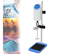 Industrial Overhead Stirrer Mixer, Digital Auto Stirrer with Timer & Speed Adjustment, 150-3000RPM, High-Speed with Stainless Steel Stirring Rod, 20L Capacity