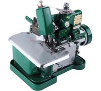 Industrial Overlock Sewing Machine 3-4 Thread Serger with Adjustable Stitch Length Metal Frame Heavy Duty Fabric Professional Garment Sewing Equipment Complete Accessories Kit