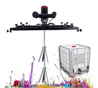 Industrial Paint Mixer with Telescopic Agitator for Ink Dissolving and Tank Mixing