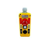 Industrial Pendant Control Station, 3 Button Push Button Switch with Emergency Stop, Plastic Electric Hoist Crane Control Switch, 1 Pc(1)