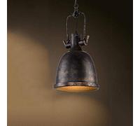 Industrial Pendant Light American Country Retro E27 Fitting Chandeliers Light Fixture Wrought Iron Metal Shade Pendant Lights for Bar Lighting Kitchen Restaurant Suspension Light,a,a