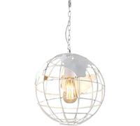 Industrial Pendant Light Earth Globe Map Pendant Light Industrial V-intage Style Hanging Lamp Retro Wrought Iron Chandelier Lighting,Simple and Beautiful