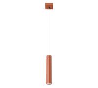 SOLLUX lighting Pendant lamp Lagos 1 red Ochre
