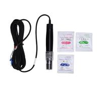Industrial PH Electrode, High Accuracy PH Detection Sensor with Temperature Compensation, 173x35mm - Reliable PH Measurement, Automatic Calibration, Ideal for Laboratory and