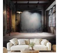 Industrial Photo Studio 3D Wallpaper Workshop Photography Background Wall Stickers 200x140 cm Nostalgic Retro Canvas Wallpaper for Bedroom Living Room Stickers Mural Peel and Stick Wall Art gu132l
