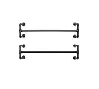 Industrial Pipe Clothes Rack, Black / 2