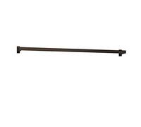 Industrial Pipe Clothes Rail - Wall-Mounted Clothing Display Rack Space-Saving Drying Rack for Home & Retail Strong Load Capaci Slish Black h 120cm Length