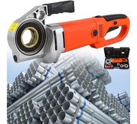Industrial Pipe Threader and Cutter Set, Portable Pipe Threading Machine for Iron and Plastic Pipes, Efficient Cutting and Clamping Solution for Plumbing and Construction