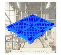 Industrial Plastic Paint Bucket Tray with Spill Containment Pallet, Shipping Grid Pads, 2 pcs, Blue, 110x80x14cm for Efficient Liquid Management