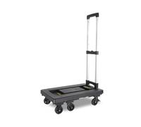Industrial Platform Truck, Folding Trolley, Portable Flatbed Cart for Household and Courier Use, Lightweight Design, Easy Maneuverability, Durable Construction