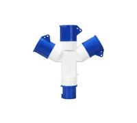 Industrial Plug 16A32A Y-Type Multi-Function Three-Way Branch Socket Waterproof Three-Phase Electricity(1013)