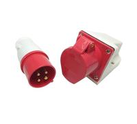 Industrial Plug and Socket Connector 380V Three-Phase Electric 3 core 4 core 5 Hole 16A Waterproof Explosion-Proof Aviation Plug(3P plug)