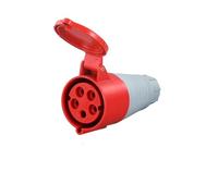 Industrial Plug and Socket Connector Three-Phase Electric 3/4/5 core 16A/32A Waterproof Aviation Plug Male Connector(5 Core 32a Connector Socket 225)