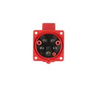 Industrial Plug and Socket Waterproof Connector 3PIN 4PIN 5PIN 16A/32A IP44 Electrical Connection wall Mount(63A Plug,10 Pcs,4 Pin)