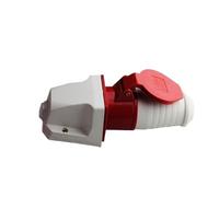 Industrial Plug & Socket Connector Set,1pc and 3-Core 4-Hole 5-Pin 16A/32A Male and Female Docking Plugs(4 Core 16a Surface)