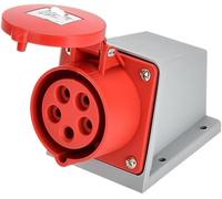 Industrial Plug & Socket Connector Set, and 16A/32A Three-Phase 4P5 Hole IP44 Non-Explosion-Proof for Use(5p16a Exposed Gp 111)