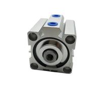 Industrial Pneumatic Accessory 1pc Twin-axis Double-Acting Cylinder, Small Pneumatic Dual Output Double Head Thin SDAD Model(20MM*25MM)