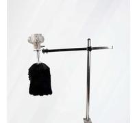 Industrial Pneumatic Cleaning Brush with Non-Shedding Nylon Bristles for Assembly Lines,0-3000 Rpm,Running entirely on compressed air (Vertical)