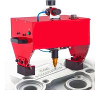 Industrial Pneumatic Dot Peen Marking Machine - Metal Label Engraving Printer for Logo, Serial Numbers, VIN Code, Chassis Number - Depth 0.01-1mm, Marking Area
